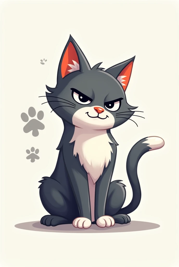 A company logo called LazyCat Games, com um gato smirk
