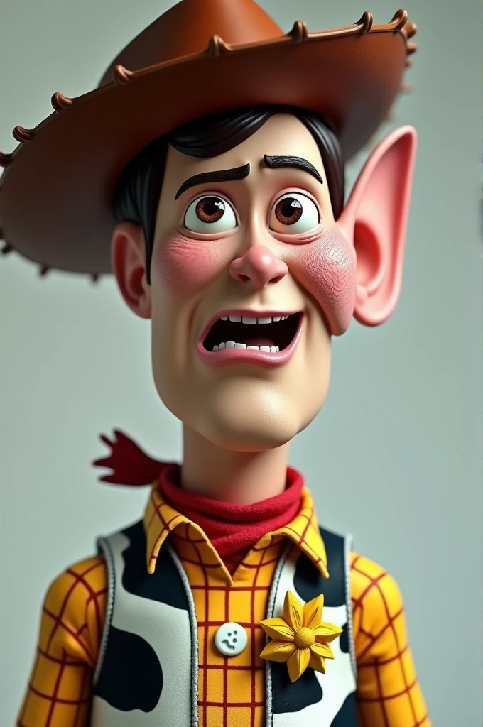 Sheriff Woody deformed ear