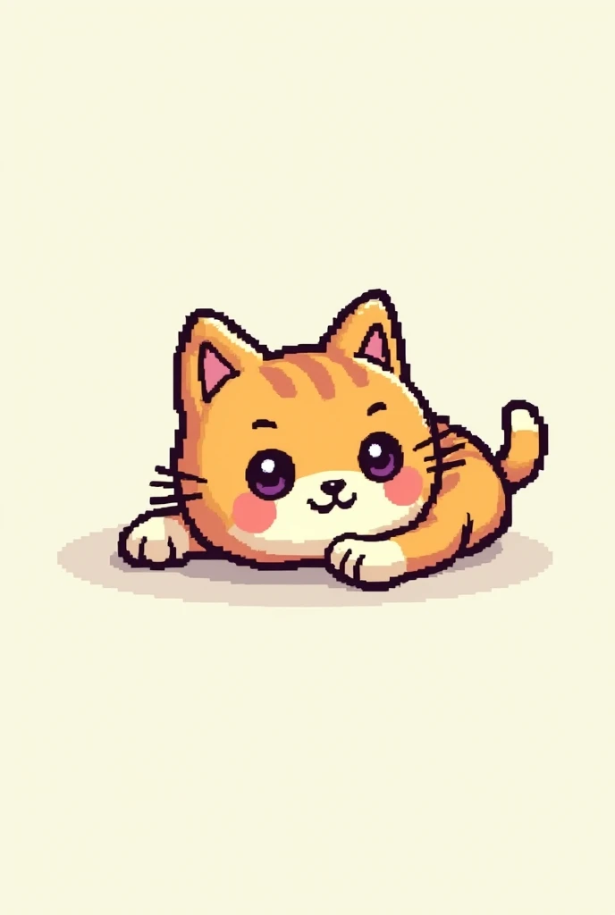 A company logo called LazyCat Games, with a 16-bit cat stretching