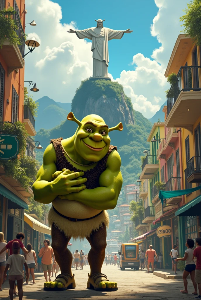 shrek is born in rio de janeiro.