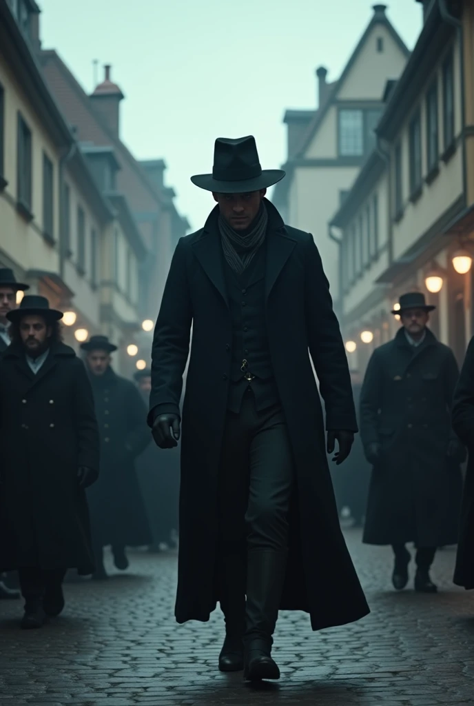 A mysterious man arrives in Hammein in the year 1800