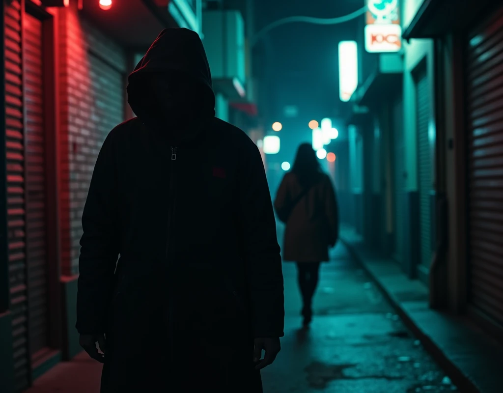 Scene from the movie with a stalker whose title "dados" very amazing!