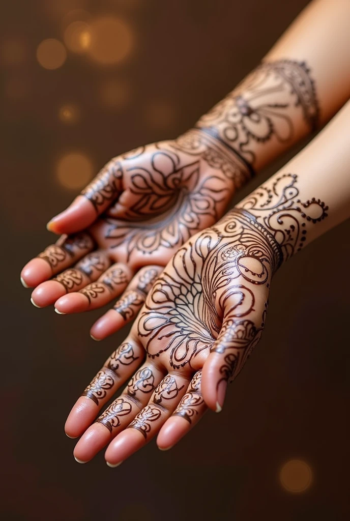 generate more Eid Special mehndi design on hand
