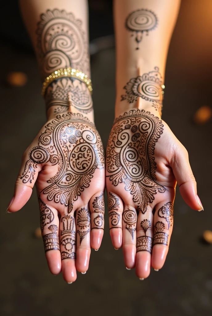 generate more Eid Special mehndi design on hand