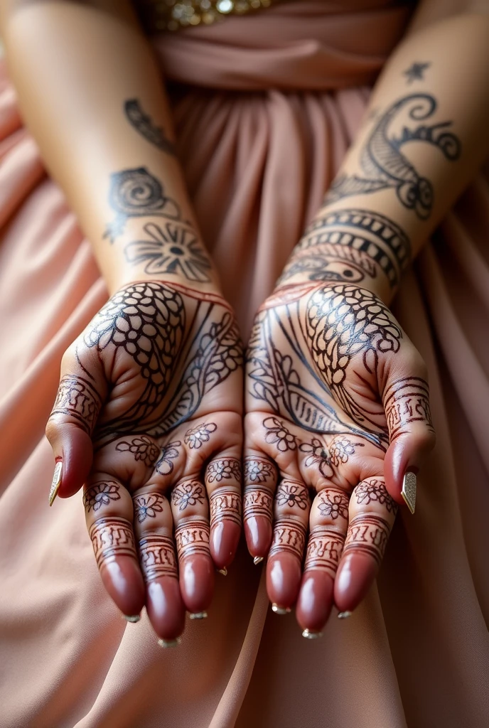 generate modern Shadi Special mehndi design on hand