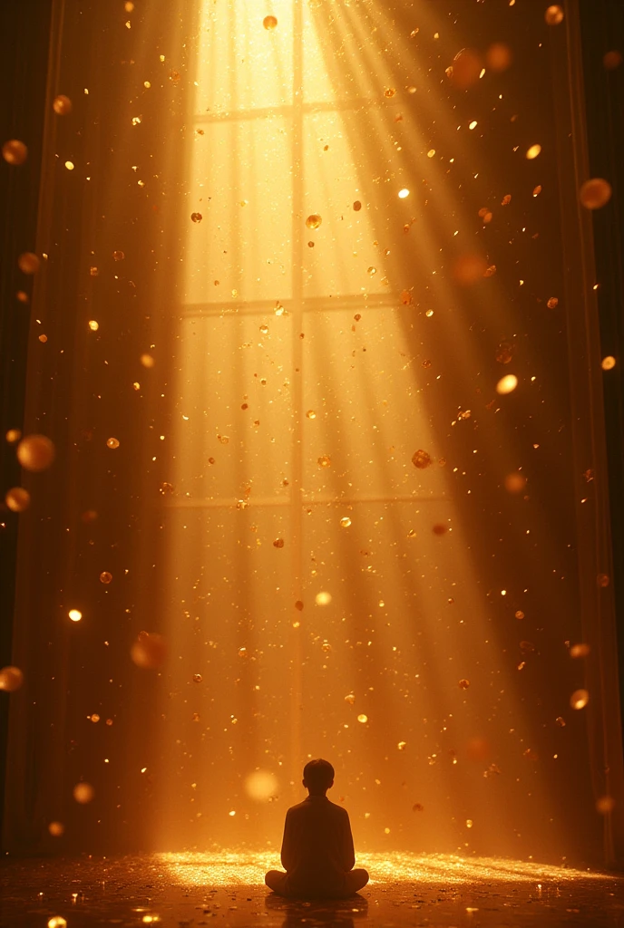 «And right in that place of the room, I witnessed the exceptional. The sun coming through the window drew a beam of copper light that flooded everything. An infinite world of things that until then were invisible to my eyes appeared before me.. The first thing I saw, There were thousands of particles of gold dust floating all over the room.. They moved capriciously in all directions, as if gravity had no effect on them. I thought again: "I am facing the exceptional and I am aware of it.