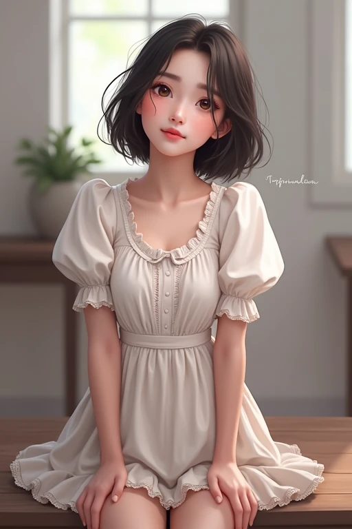 One girl, High resolution,