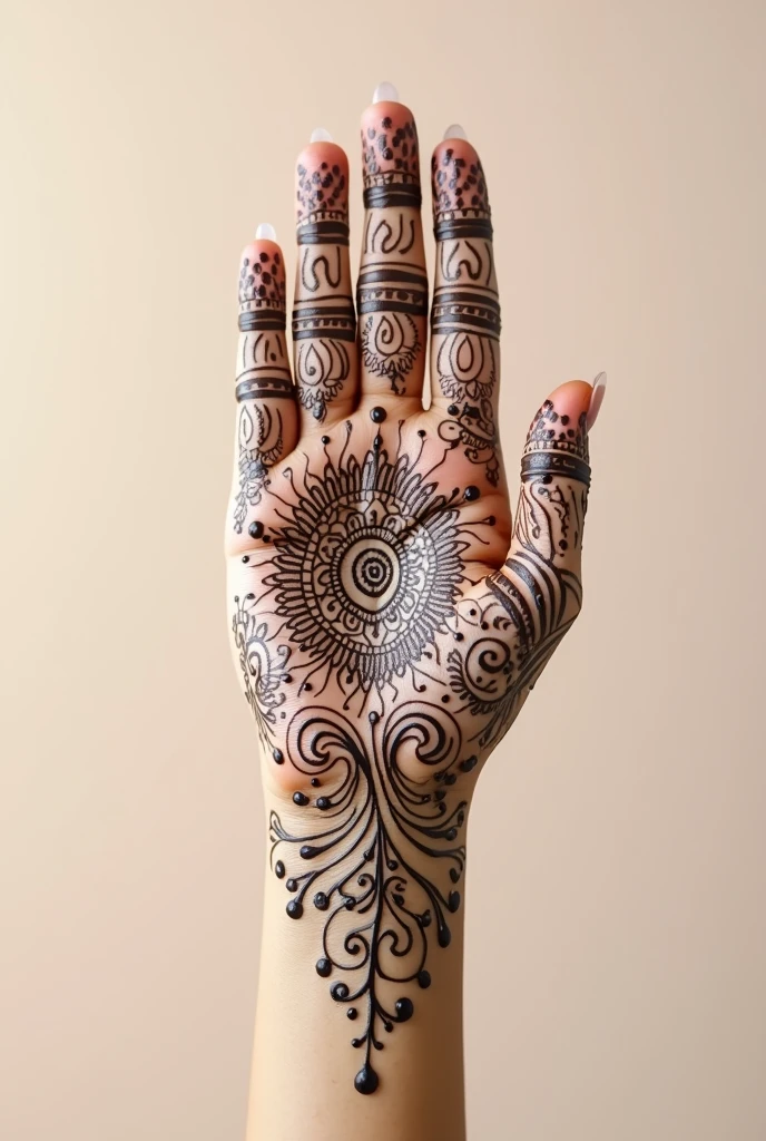 generate Eid Special mehndi design on hand
