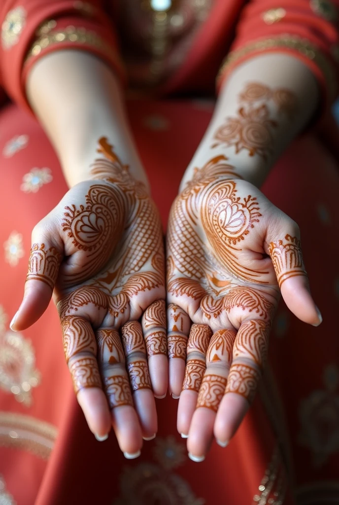 generate modern Shadi Special mehndi design on hand