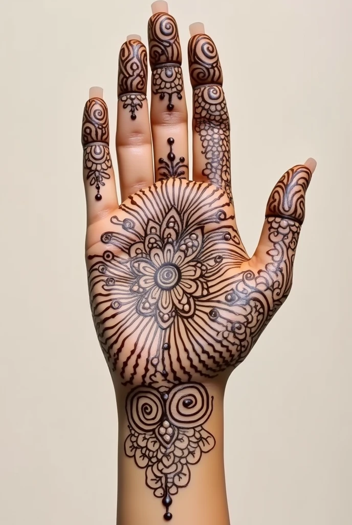 generate Eid Special mehndi design on hand