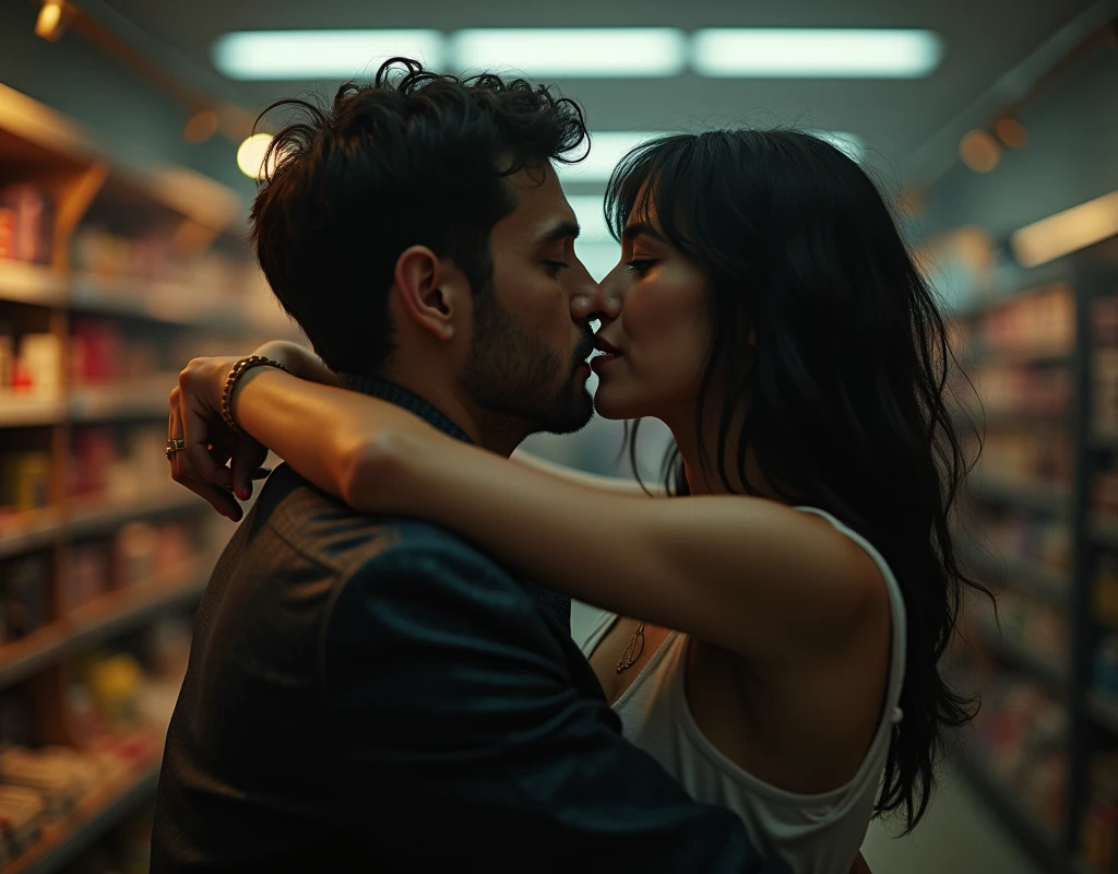 Scene from the very dramatic romance film whose title is "The physical store" very amazing!