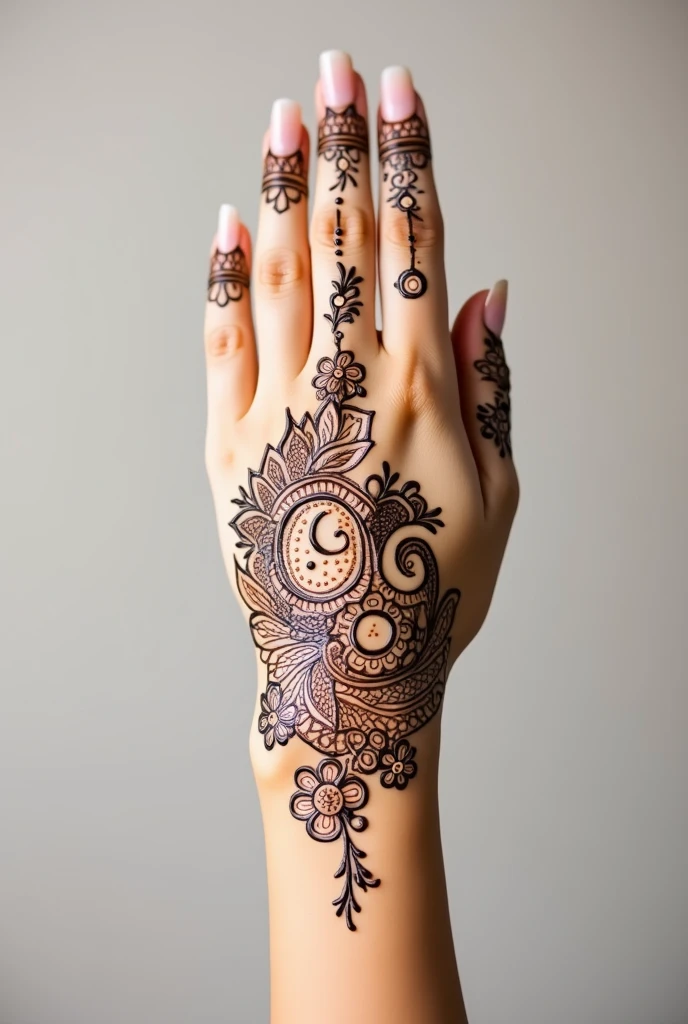 generate ramzan Eid mehndi design on hand