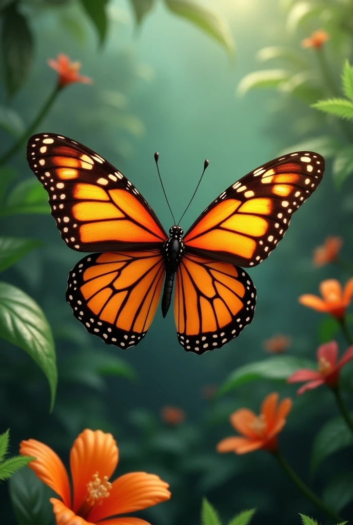 creates an animated image of the butterfly Urbanus dorantes dorantes