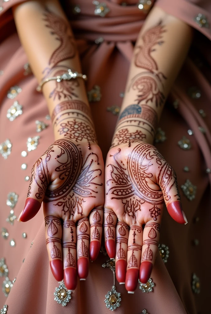 generate modern Shadi Special mehndi design on hand