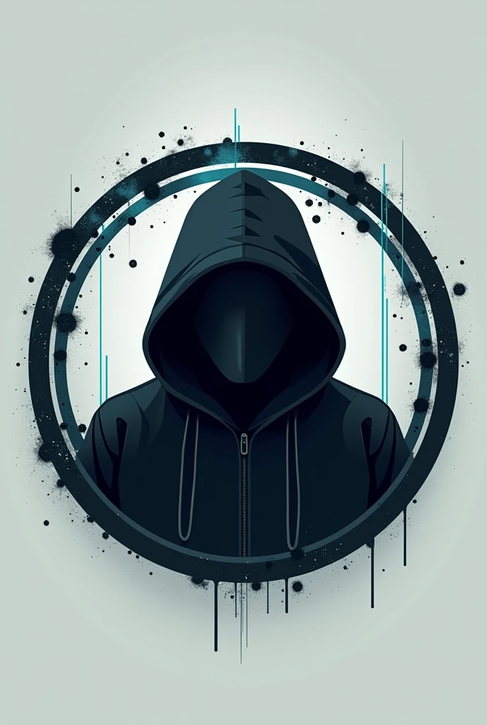 Logo for hacker enclosed in a circle