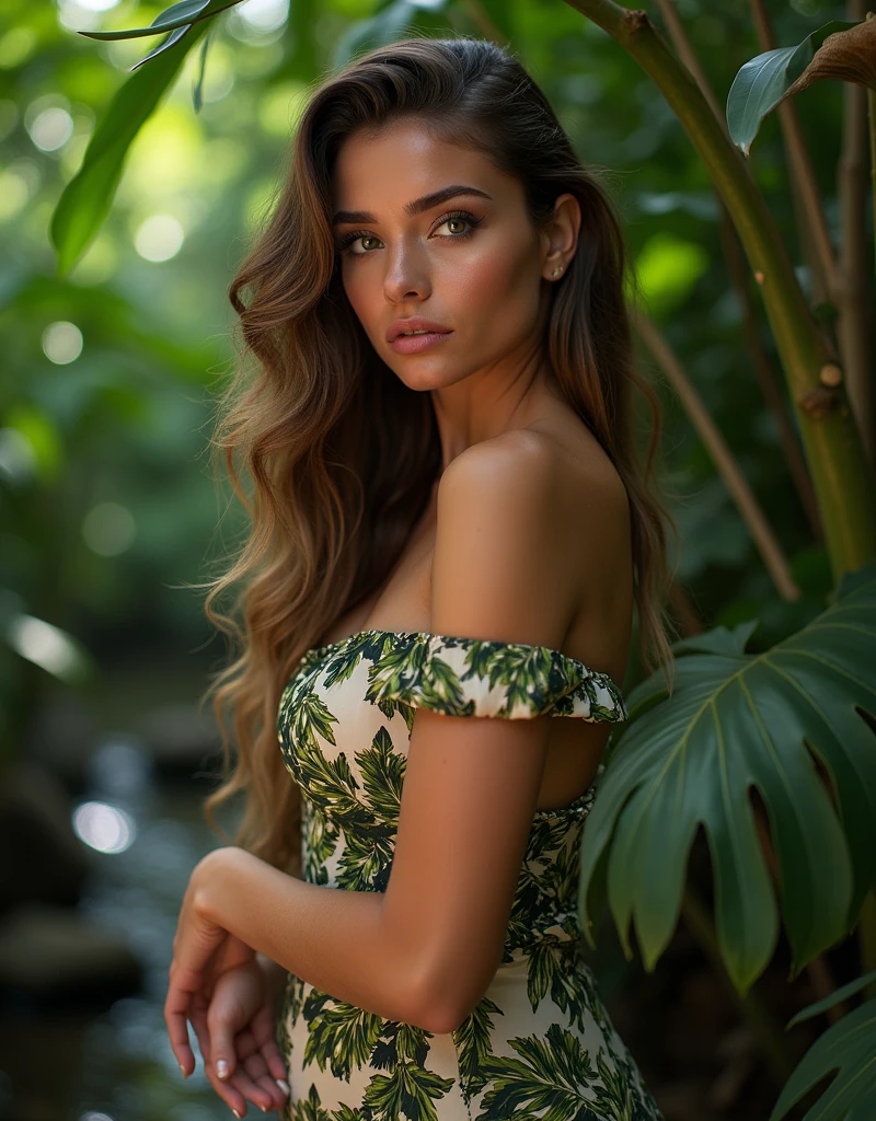 (photorealestic.masterpiece. uhd)An ultra hot, beautiful European.
She is 2.
She’s an Instagram model.
(((in the rainforest with a tropical uniform)))
.(Kate Beckinsale:0.6)
BREAK Perfect Anatomy.
perfect hair.
perfect breast.
perfect body.
perfect hands.
perfect face.
perfect eyes.
Exactly.
anatomically correct.
BREAK Sony A9 II und ein 85mm f/1.8 GM lens.