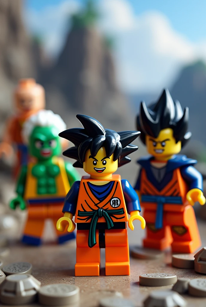 Lego set of dragon ball z characters