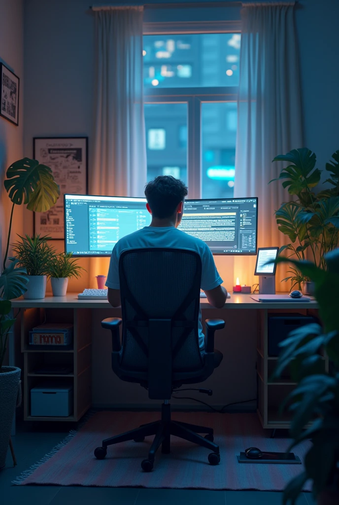 create an image for remote virtual work