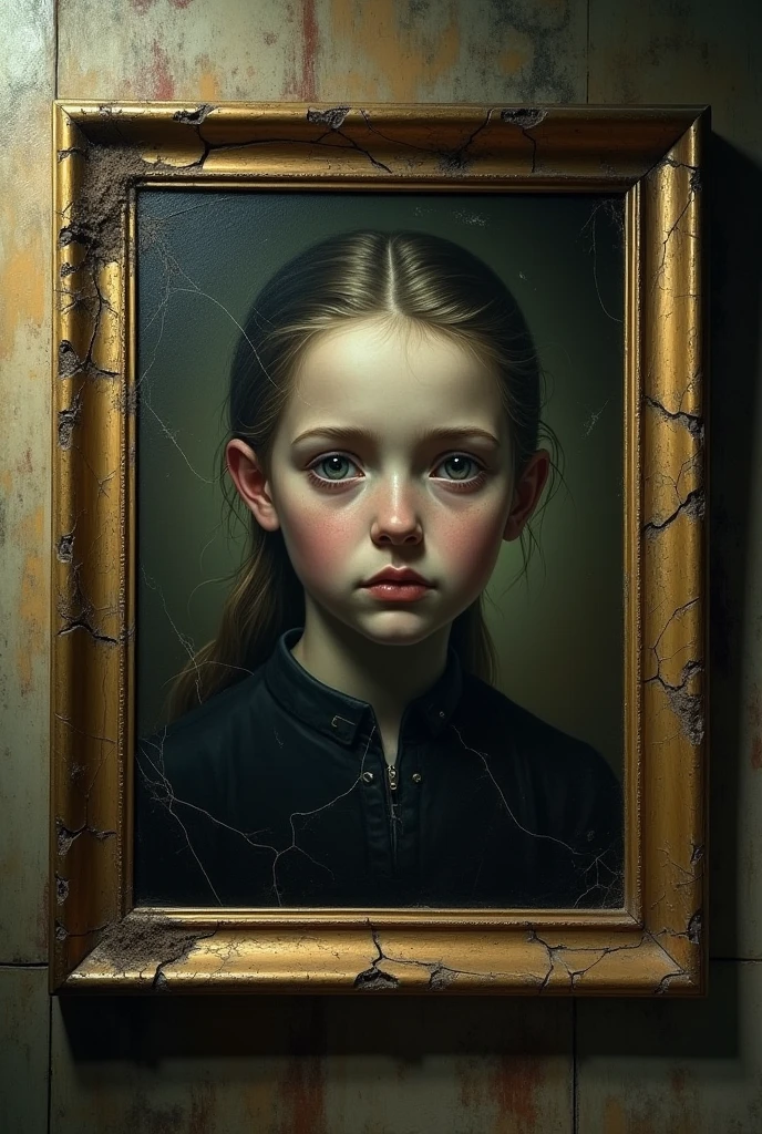 Old, dusty portraits of long-gone family members with eyes that seem to follow you as you move.