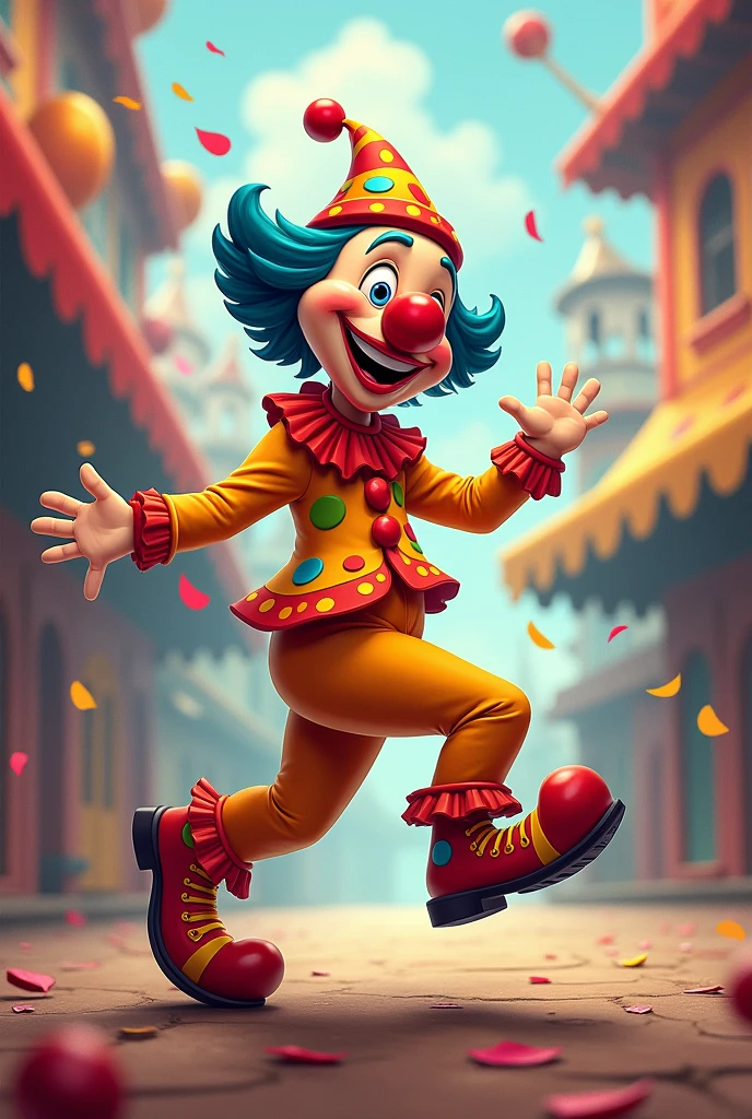 Create dancing clown