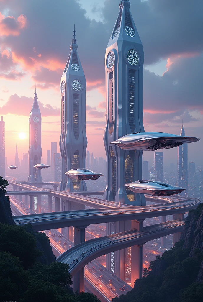 Future buildings and cars