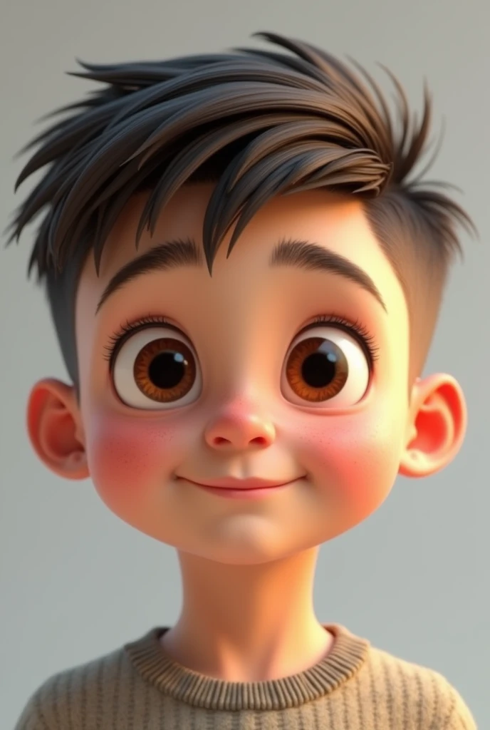 Realistic  1 boy small haircut