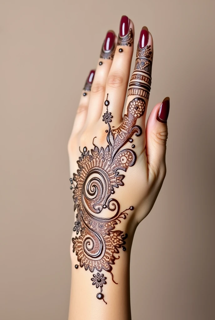 generate ramzan Eid mehndi design on hand