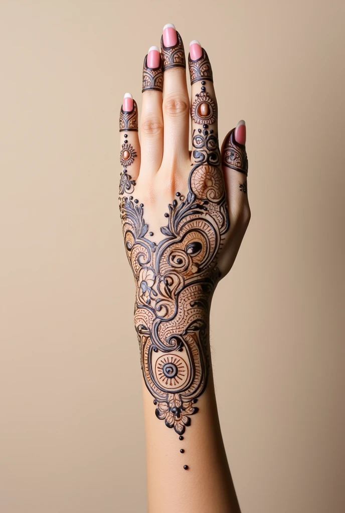 generate ramzan Eid mehndi design on hand
