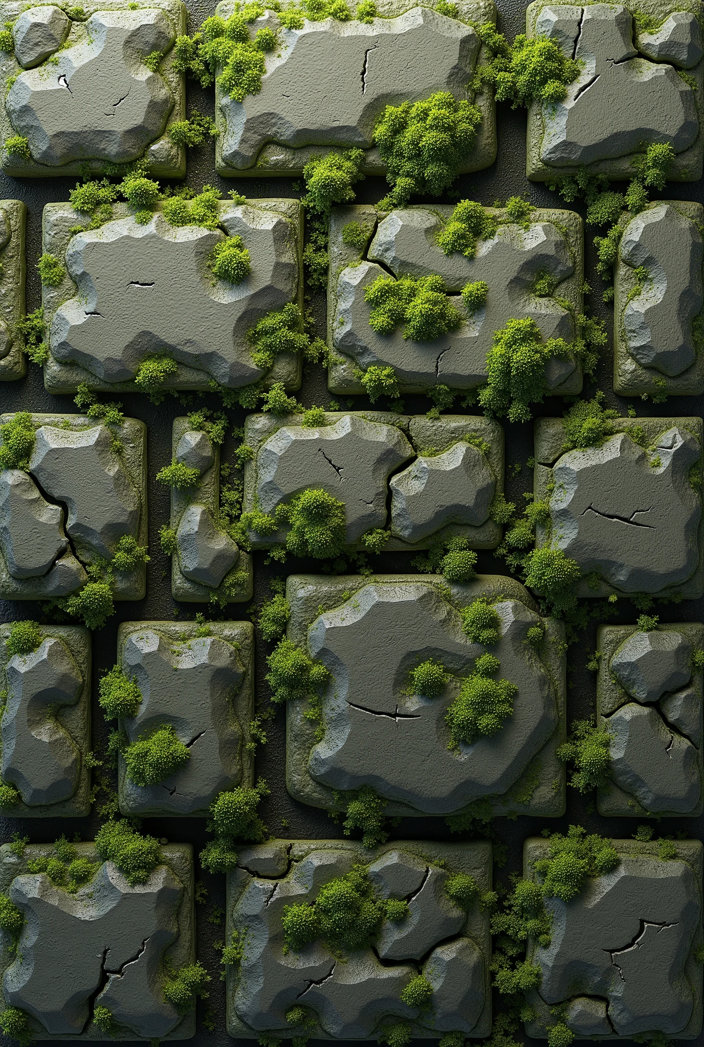 texture pics of block similar to mossy cobblestone of Minecraft