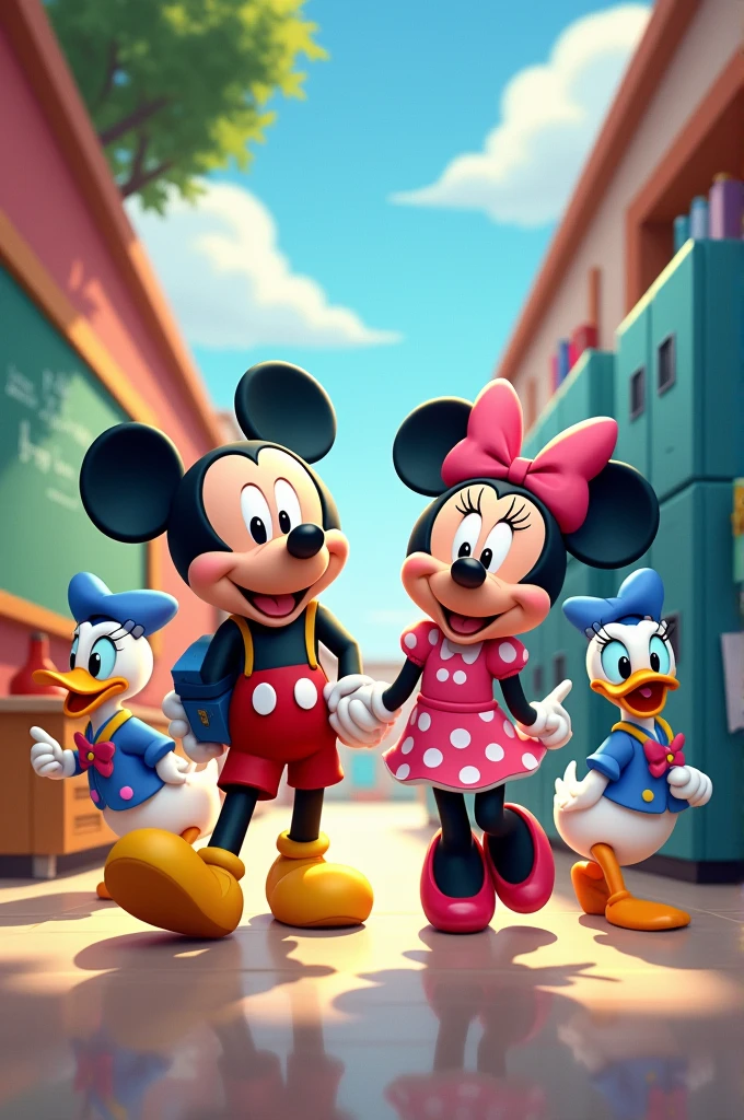 la rentrée scolaire avec des personnages de Walt Disney de 2024