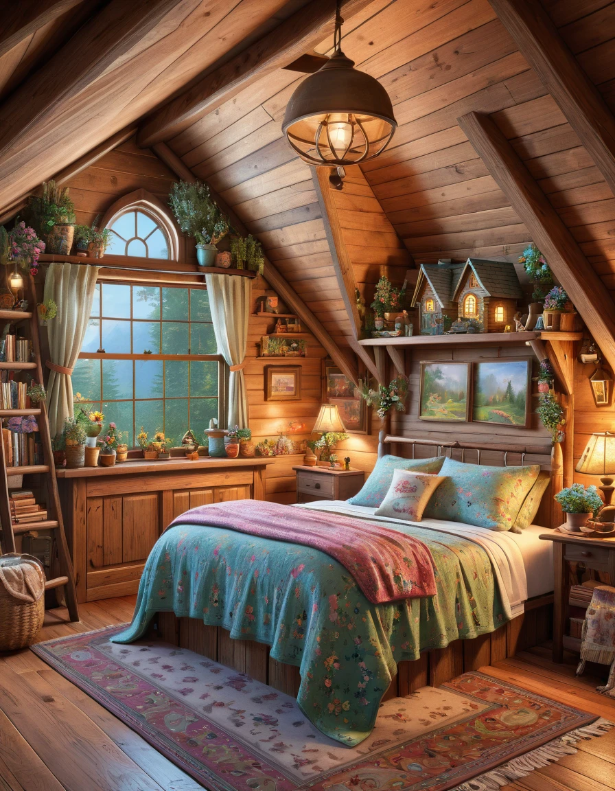 room, cozy room, cozy treehouse bedroom, small bedroom, cozy place, cozy bed, cottagecore hippie, thomas kinkade. cute cozy room, in an attic, cottagecore, cozy and peaceful atmosphere, pleasant cozy atmosphere, cottagecore!!, cabin in the woods Love this room.