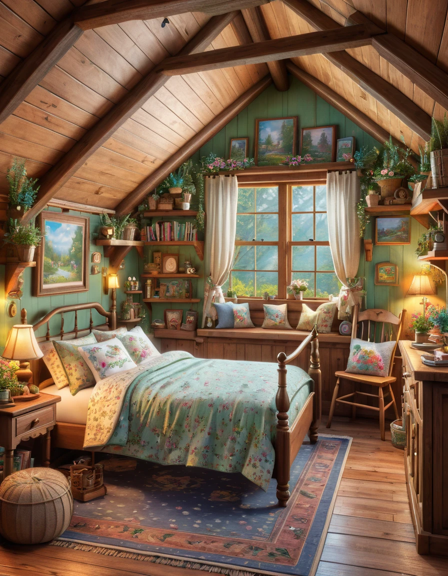 room, cozy room, cozy treehouse bedroom, small bedroom, cozy place, cozy bed, cottagecore hippie, thomas kinkade. cute cozy room, in an attic, cottagecore, cozy and peaceful atmosphere, pleasant cozy atmosphere, cottagecore!!, cabin in the woods Love this room.