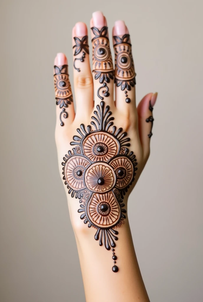 generate ramzan Eid mehndi design on hand
