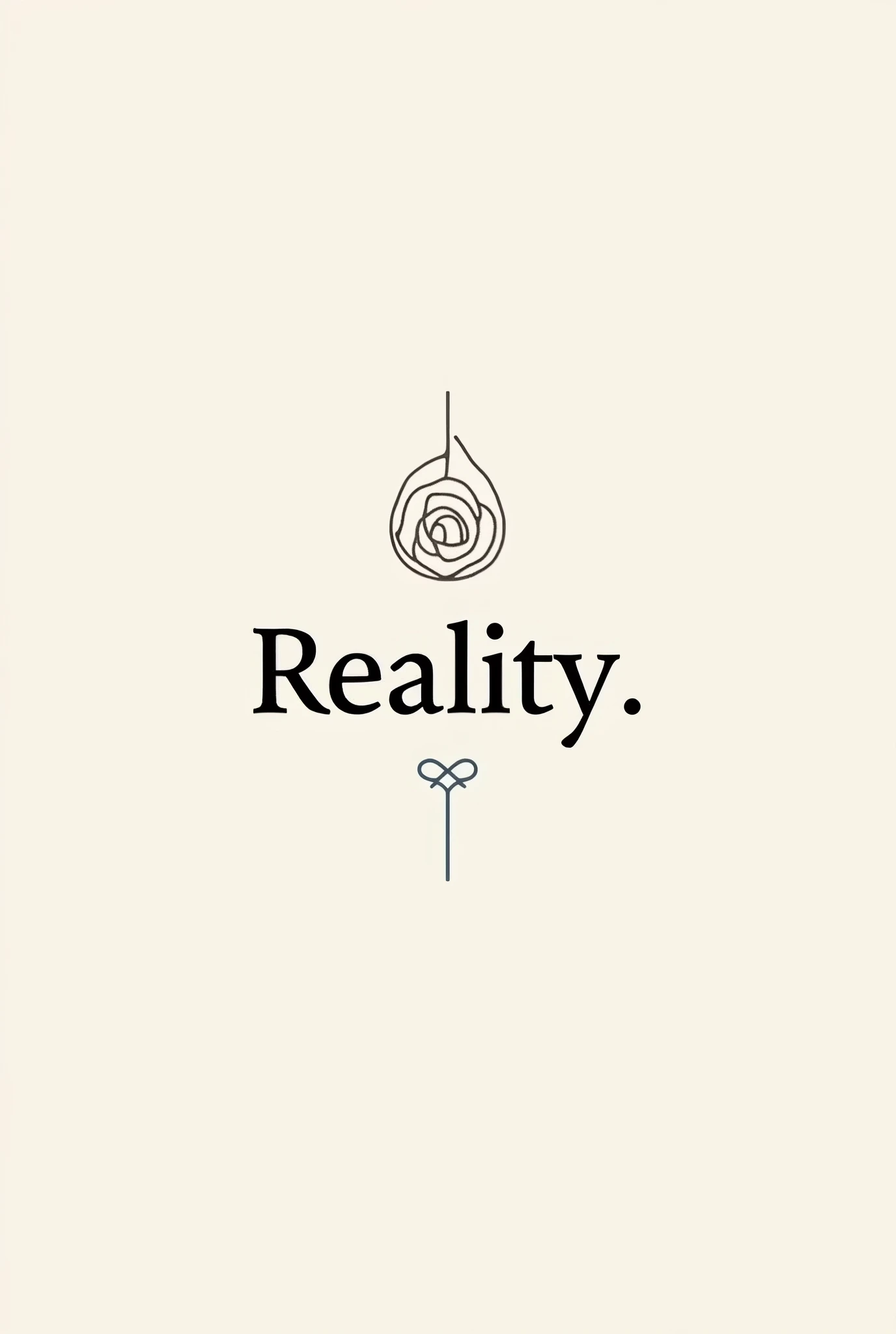 I want a logo for a channel. Any image I can put as a profile for a Telegram channel specializing in writing and realistic quotes, i.e. related to reality. I want a professional logo and the name of the channel is reality. More beautiful and more expressive of the reality of life