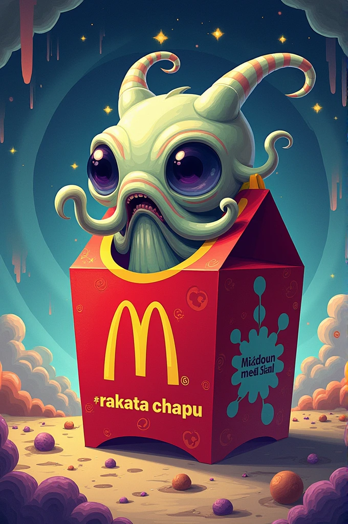 McDonald's Happy Meal that says RAKATA CHAPU