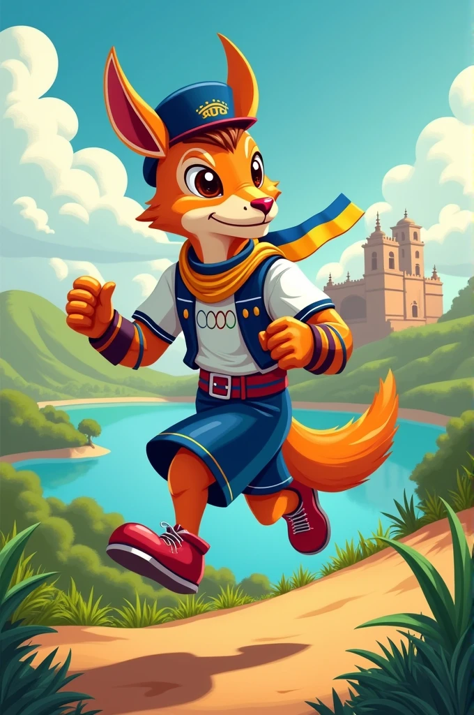 Create a mascot for the Olympics in Uruguay