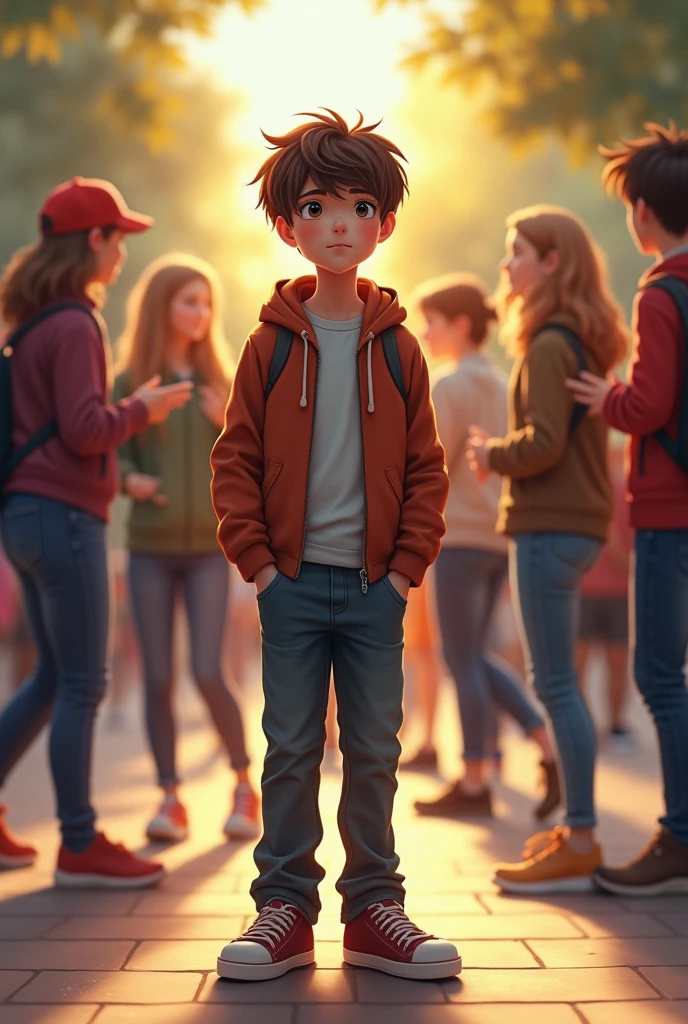 A boy waiting for your girl but she was enjoying with her friends and ignore a boy for her friends