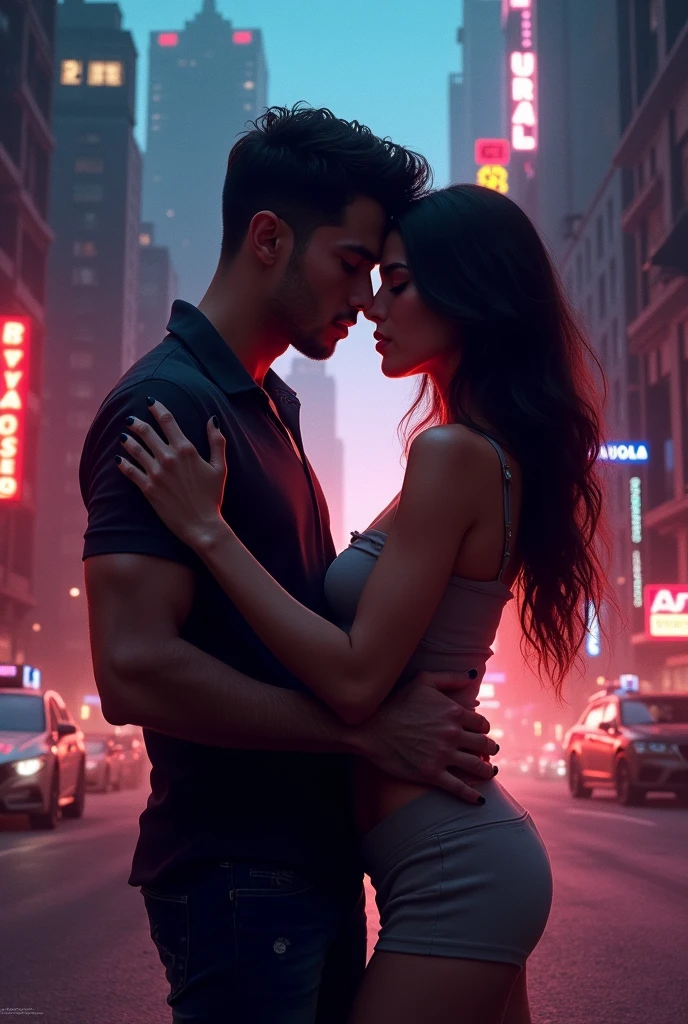 Create a cover for a song called Juras de Amor in the trap theme