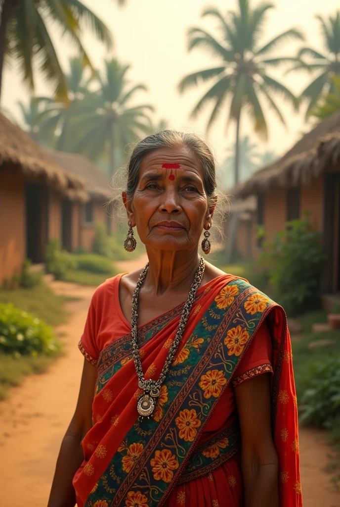 Marathi woman, in desi village 