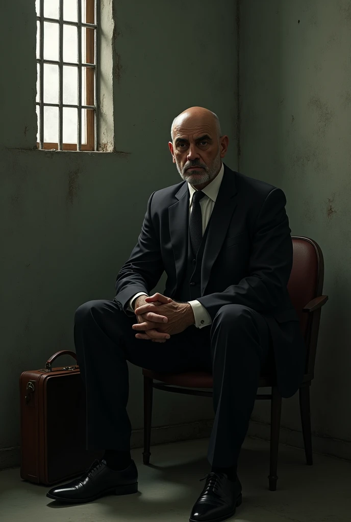 create an image of the imprisoned minister alexandre de moraes