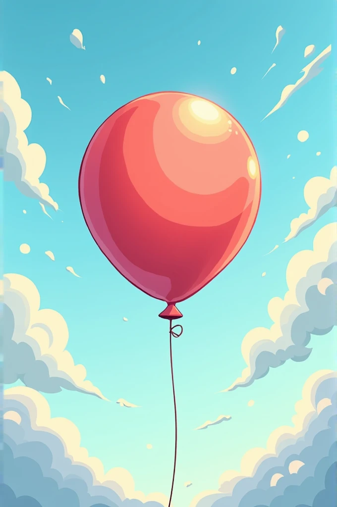 Prompt: "An image showing the moment just before the balloons pops, with a slight burst starting to form at the top. Despite the impending pop, the scene remains cheerful and bright, symbolizing resilience and positivity. The colors of the balloons are still vivid and strong in cartoon form