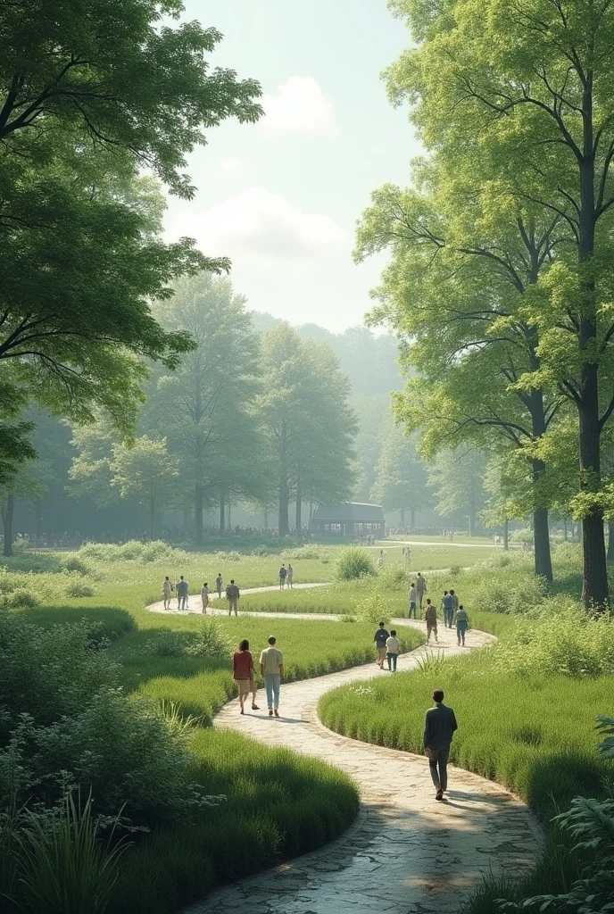 cult of life, a driving idea for a park that was originally a soldiers&#39; cemetery