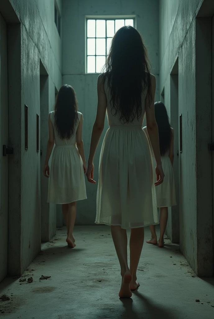Filles pied nue en prison
En asile