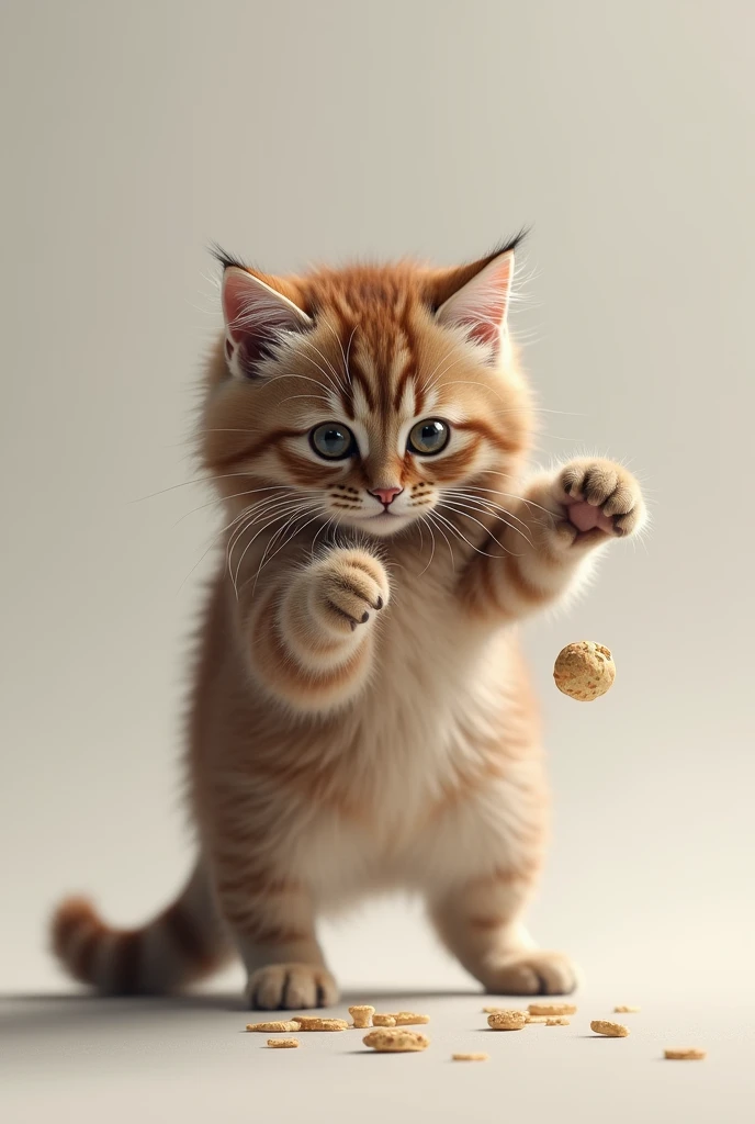 high resolution、high quality、Real、Realistic、Realな質感、Realistic、Super detailed、High resolution、Catじゃらしで遊んでいる、Cat、