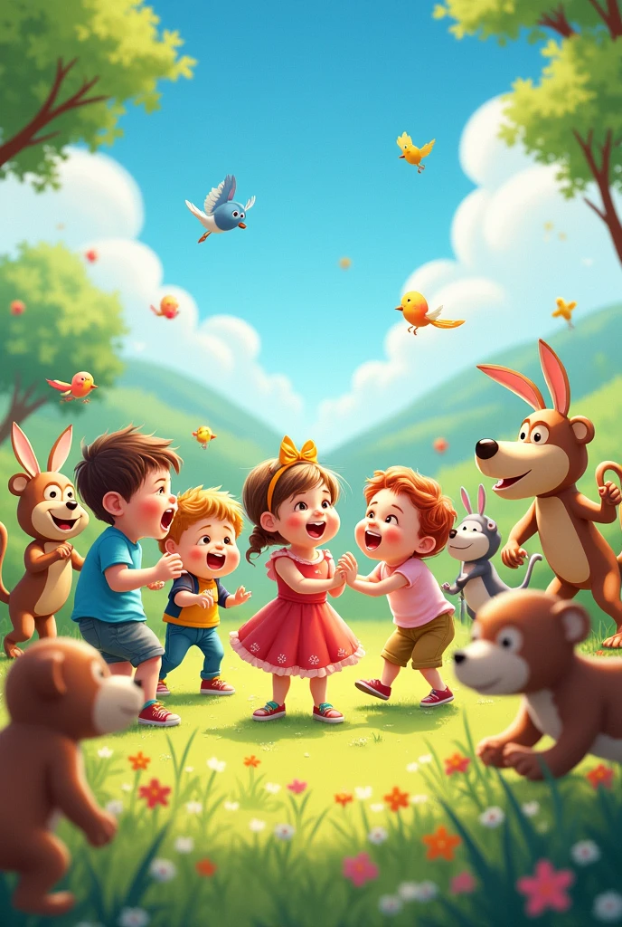 Children song animal funy seen