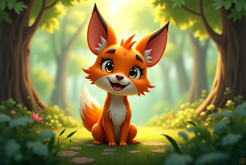 Moxy by Typh, CrispyTyph old artstyle, Moxy in the forest, Typh character called Moxy