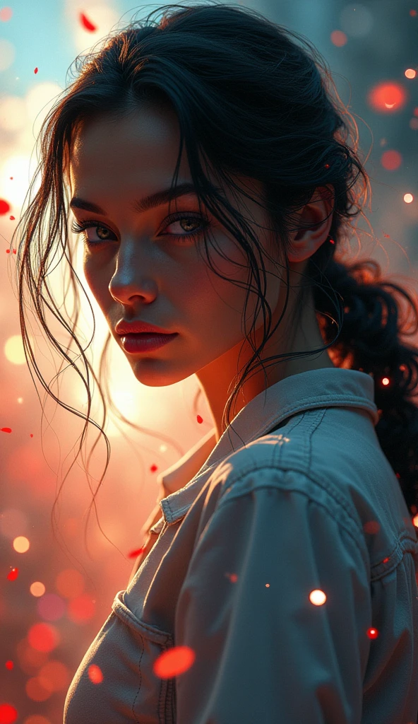 Cool Fearless woman with aura gorgeous hd cool crazy background