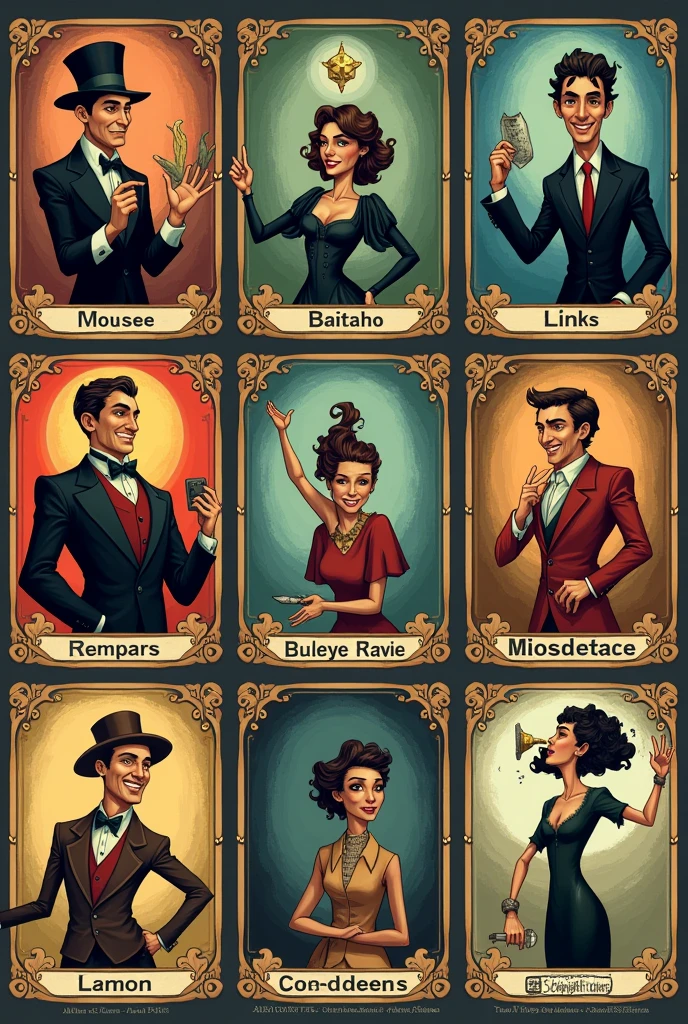 card game about unknown funny people