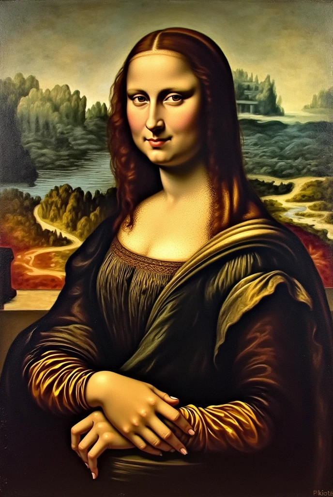 Create a work combining the aspects and works of Leonardo DaVinci