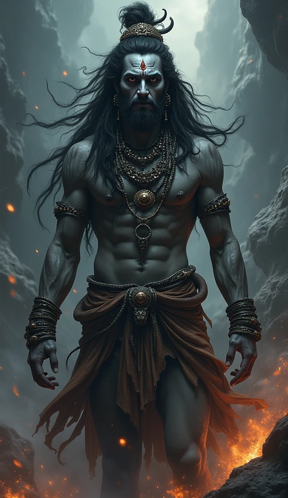 lord shiva in aghori form